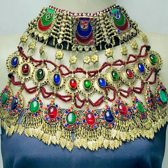 Vibrant Choker Necklace, Unique Fashion Necklace - Picture 1 of 10